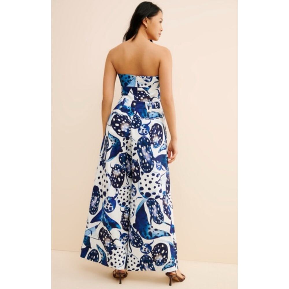 Farm Rio Mantas Strapless Maxi Jumpsuit - Picture 4 of 8
